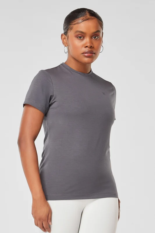 Camiseta Feminina Tech Modal Army - Chumbo Chumbo / P