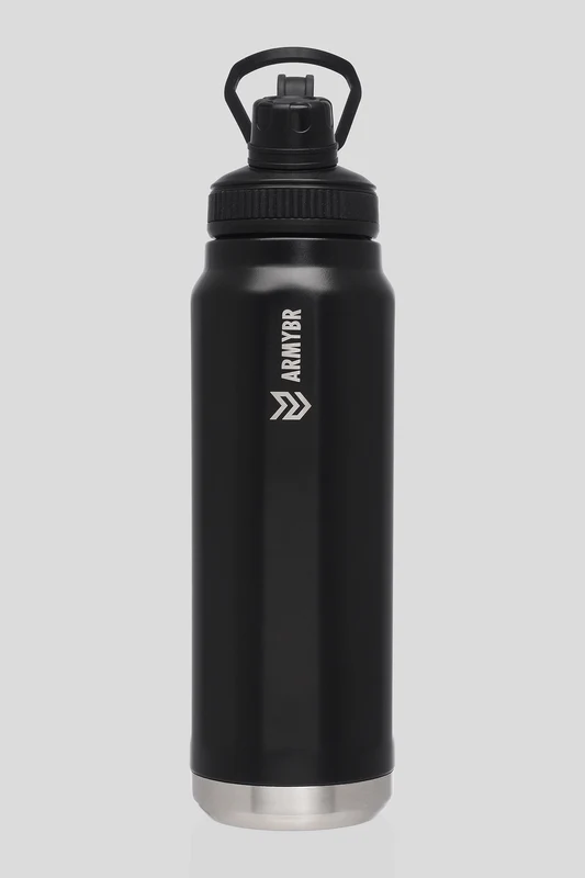 Garrafa Térmica Inox Armybr 800ml Preto