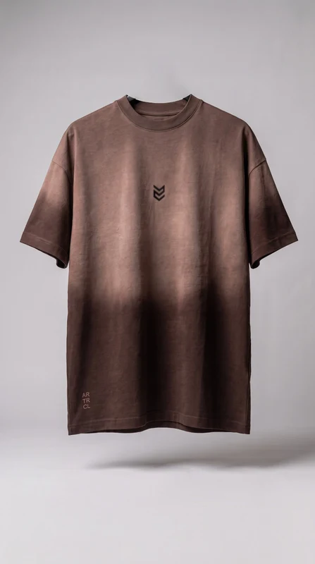 Camiseta Oversized Army Club - Marrom P