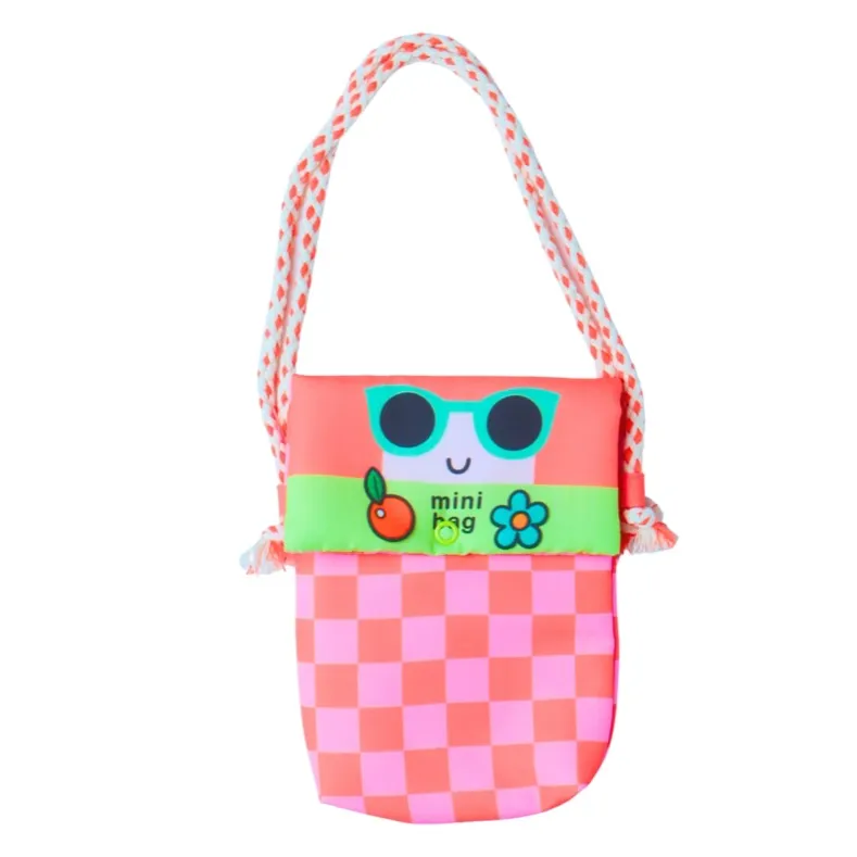 BOLSA BONEQUINHAS ROSA E VERMELHO Alphabeto