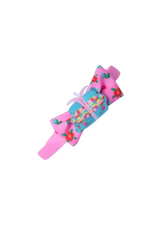 ARCO FLOR DE BORBOLETA ROSA Alphabeto