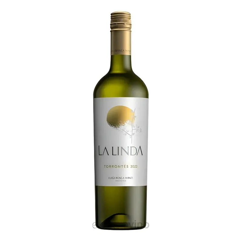 5x Vinho Branco Argentino La Linda Torrontes 750ml