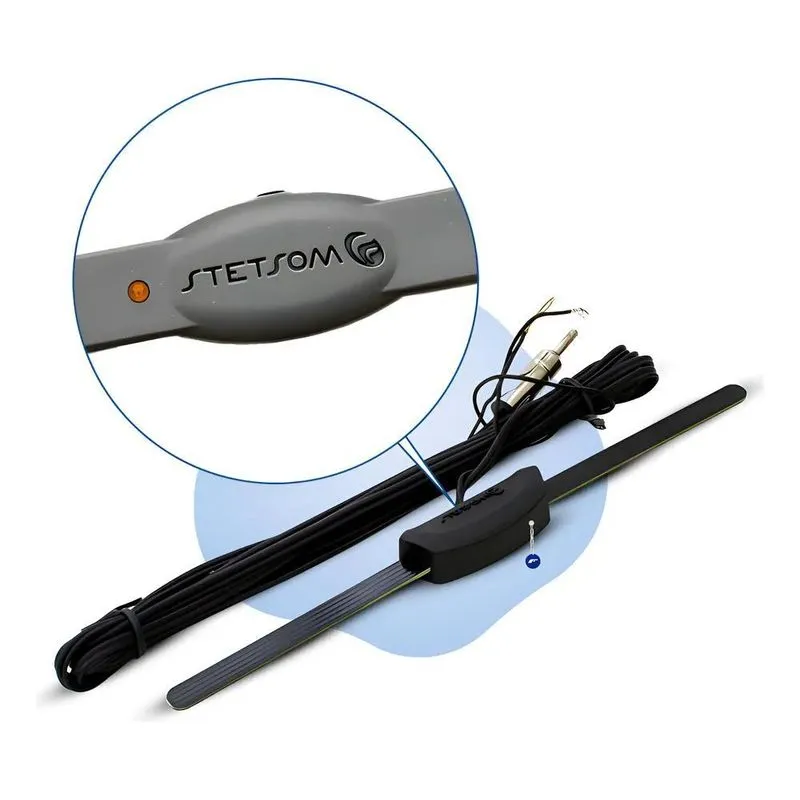 Antena Radio Carro Veicular AM FM Eletronica Stetsom S Preto