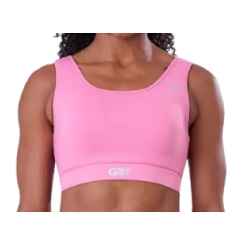 Top Authen Grit Bossa Ajustável 1 Bolso Reto P / Rosa
