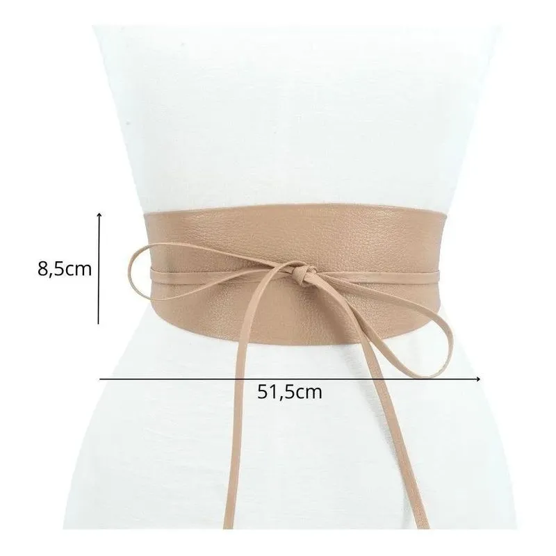 3x Cinto Faixa Feminino Couro Legítimo