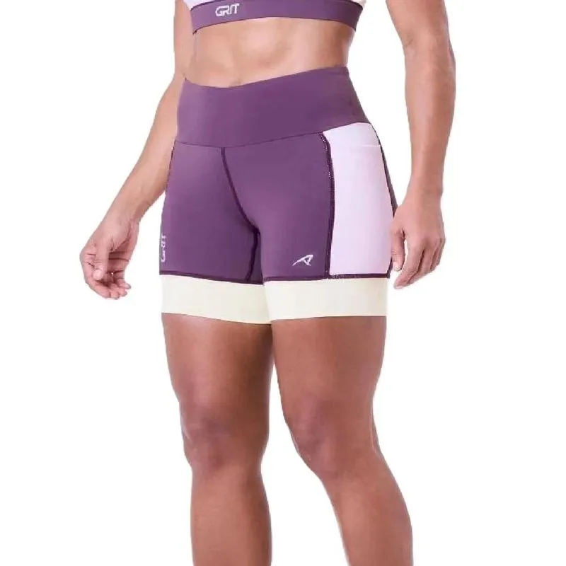 Bermuda Feminina Authen Grit Bossa3 Bolsos P / roxo