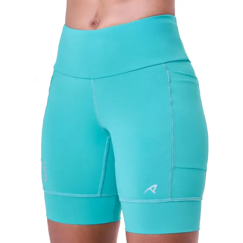 Bermuda Authen Grit Bossa 3 Bolsos Azul Feminina P