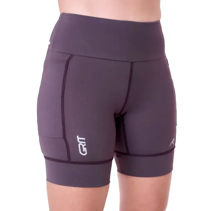 Bermuda Authen Grit Bossa 3 Bolsos Roxa Feminina M