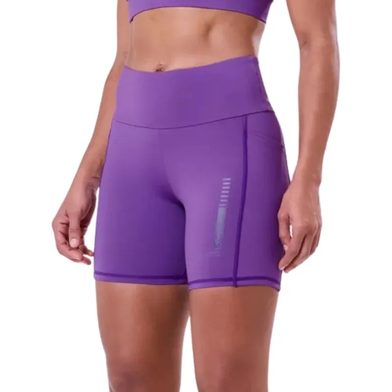 Bermuda Signature Samba 3 Bolsos 15cm Feminino Authen M / roxo