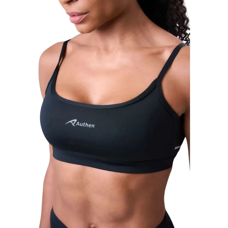 Top Essential Run Trot Ajustável Reto Authen Feminino M / Preto