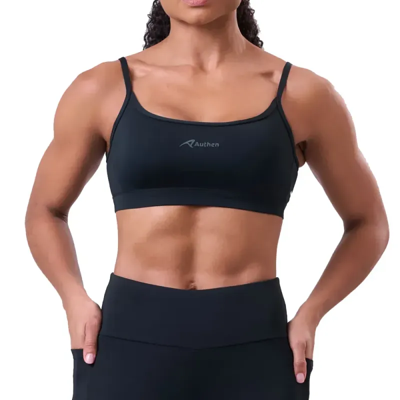 Top Feminino Ajustável Authen Preto PP