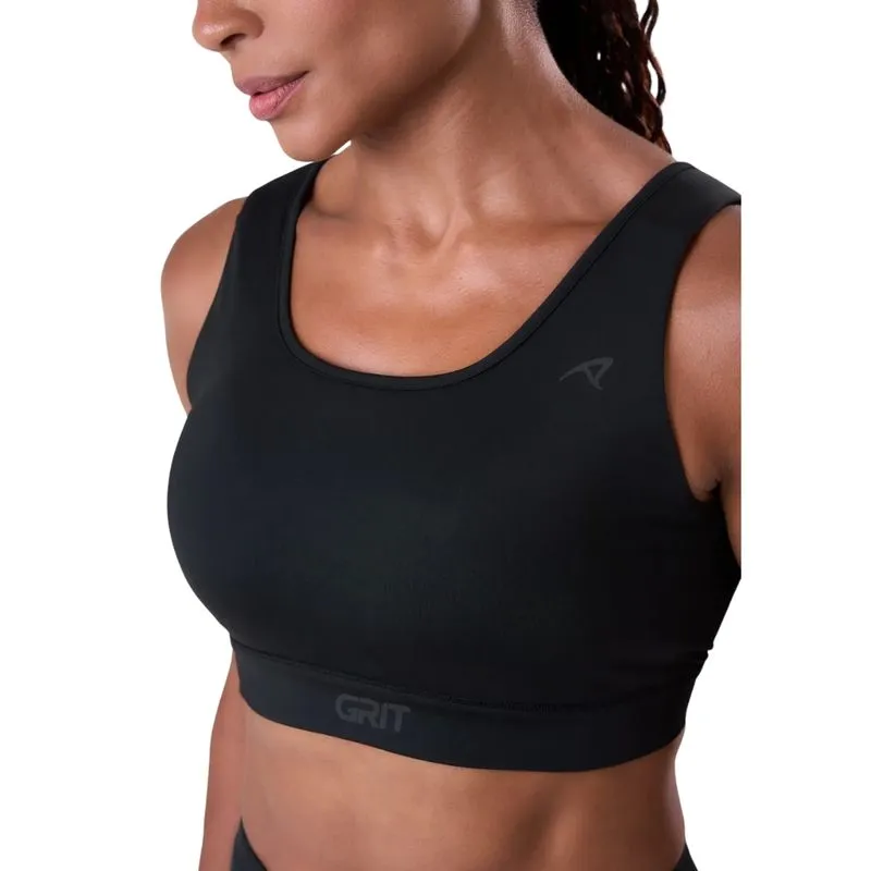 Top Grit Bossa Ajustavel Authen 1 Bolso Reto Blackout Feminino M / preto