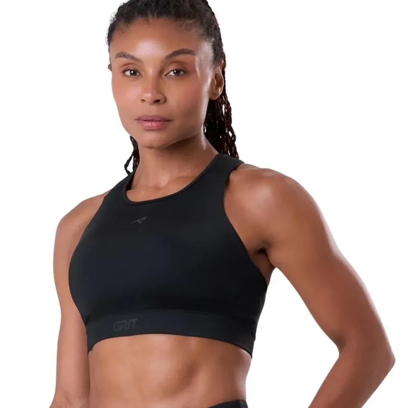 Top Grit Bossa Ajustável Bolso Nadador Blachout Feminino P / preto