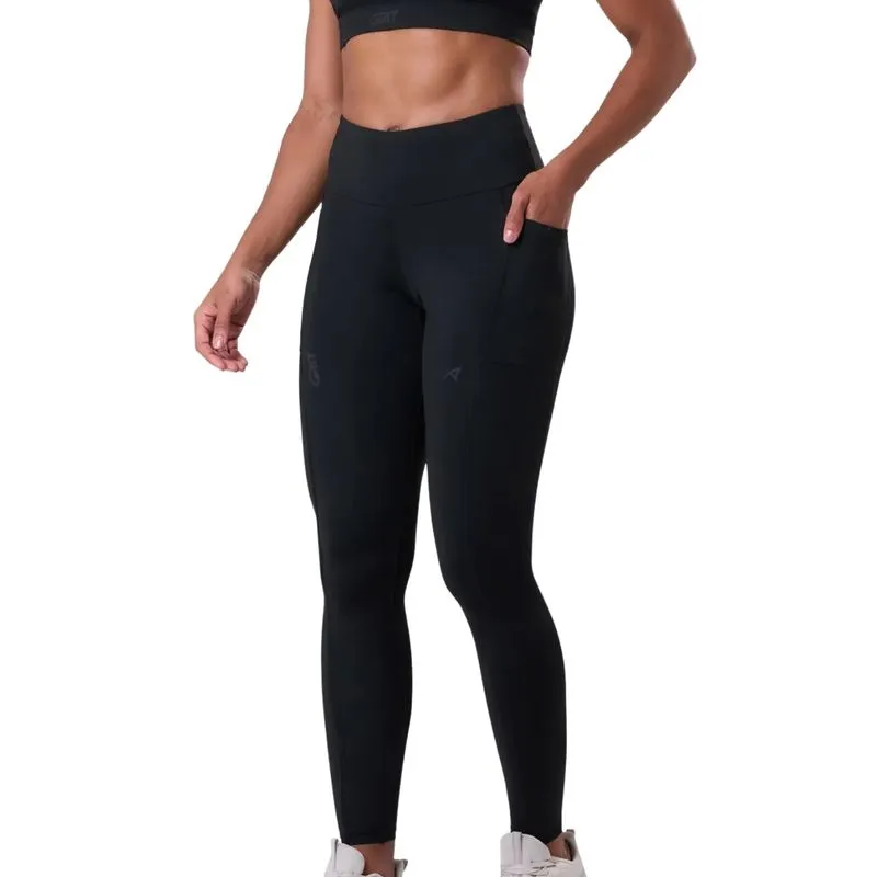 Legging Grit Bossa 3 Bolsos Authen Blackout Feminino GG / preto