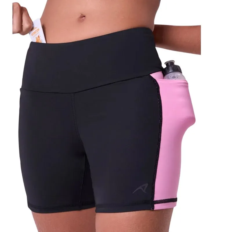 Bermuda Authen Sprint Ginga 3 Bolsos 14cm Feminina G / Preto