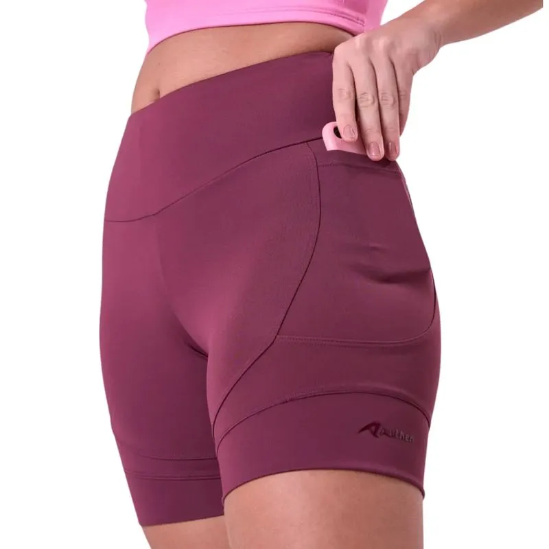 Bermuda Essential Run Trot 3 Bolsos 15cm Feminino M / Vermelho