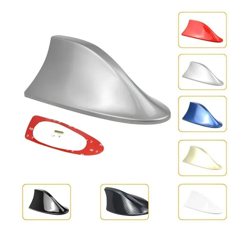 Antena Esportiva Modelo Bar Shark Barbatana Tubarão Cinza