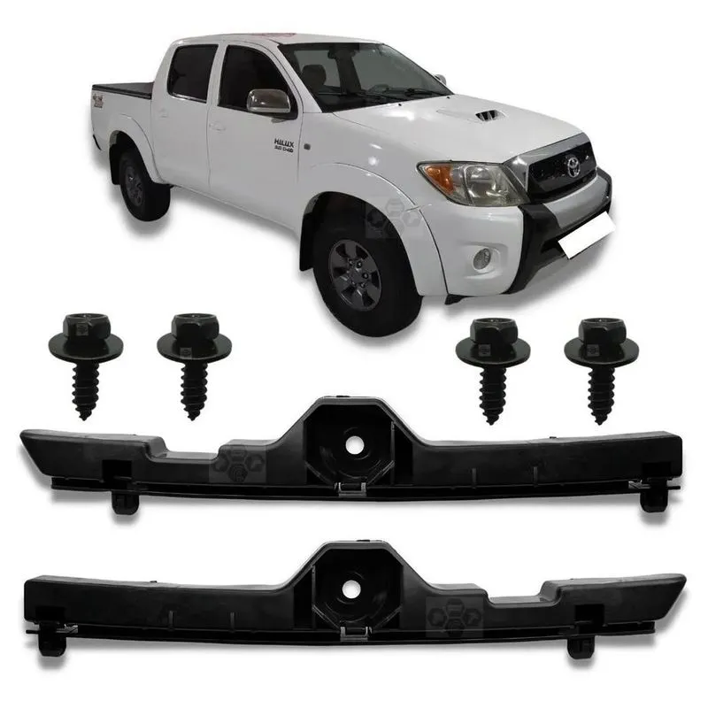 Par Suporte Guia Parachoque Dianteiro Hilux 2012