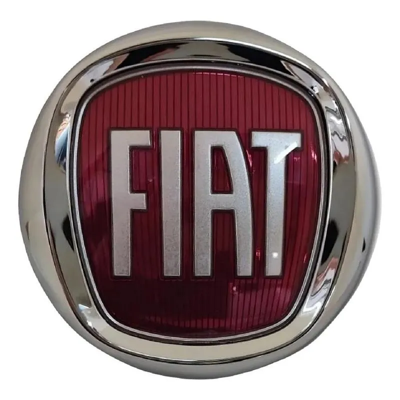 Emblema Vermelho Grade Dianteira Fiat 51804366