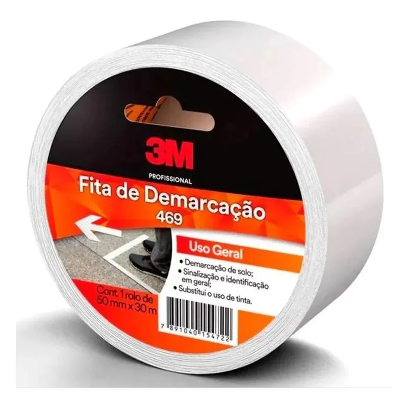 10x 469 Fita Demarcação De Solo 50 Mm X 30 M -