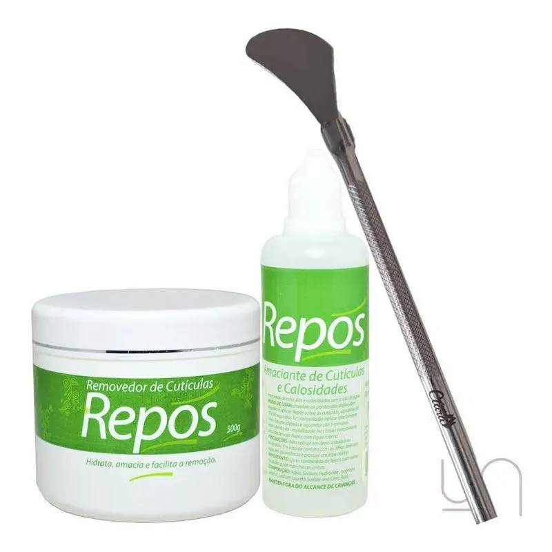 Amaciante 120ml + Removedor Repos 120g + Bisturí