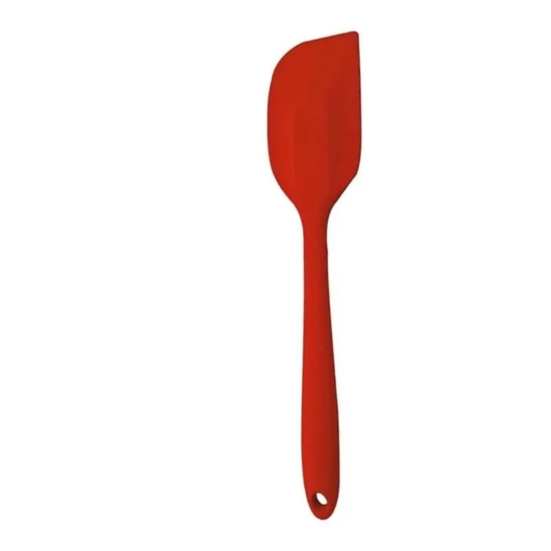 3x Espatula Hiperfesta Silicone 20 Cm Pão Duro Cor Vermelho