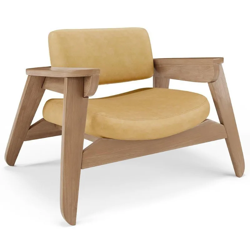 Poltrona Decorativa Para Sala Living Concept L02 Nature Couríssimo Casco Fendi - Lyam Decor