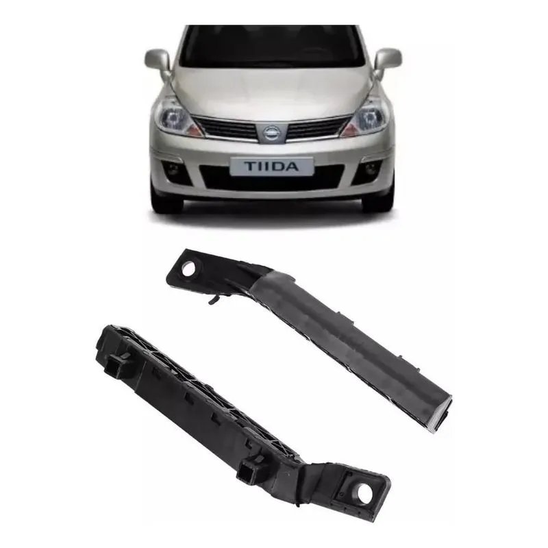 Par Suporte Guia Parachoque Dianteiro Nissan Tiida