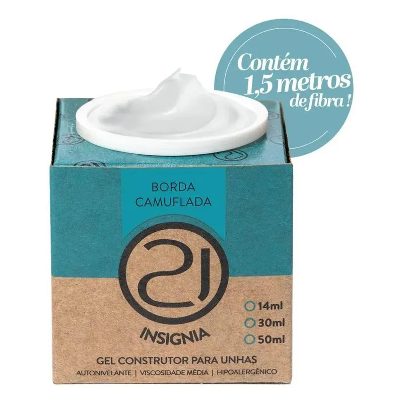 Gel Construtor Ecoline Insignia Borda Camuflada Nails 21 34g