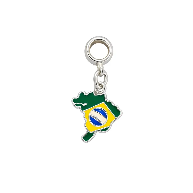Berloque de Pendurar Mapa do Brasil