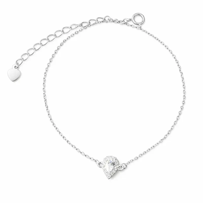 Pulseira Gota Menor em Prata 925
