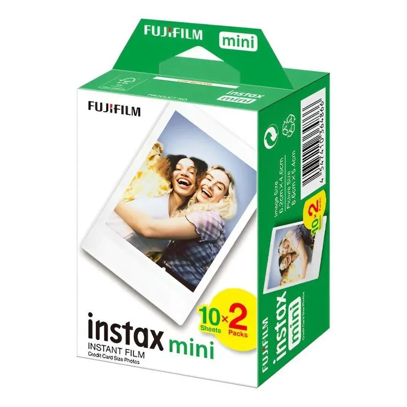 Filme Foto Instax Mini Pack Com 20 Fotos Cor Branco