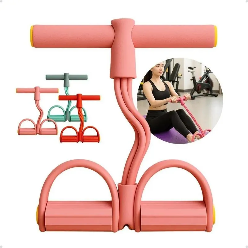 3x Elástico Treino Extensor Exercícios Academia Em Casa Fitn