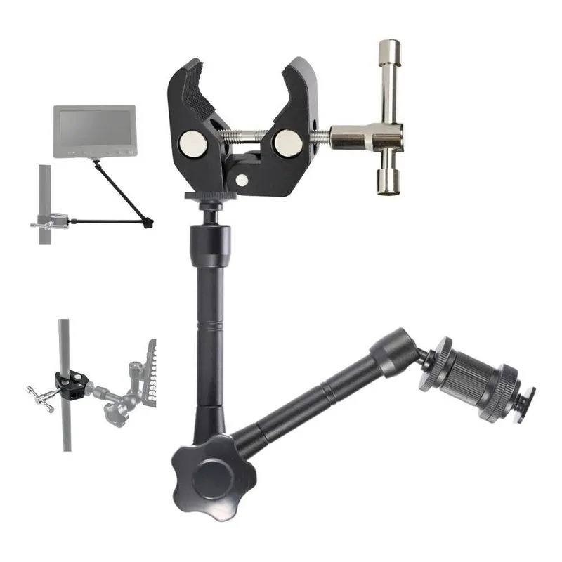 Suporte Magic Arm Articulado Garra Braçadeira Câmera Flash