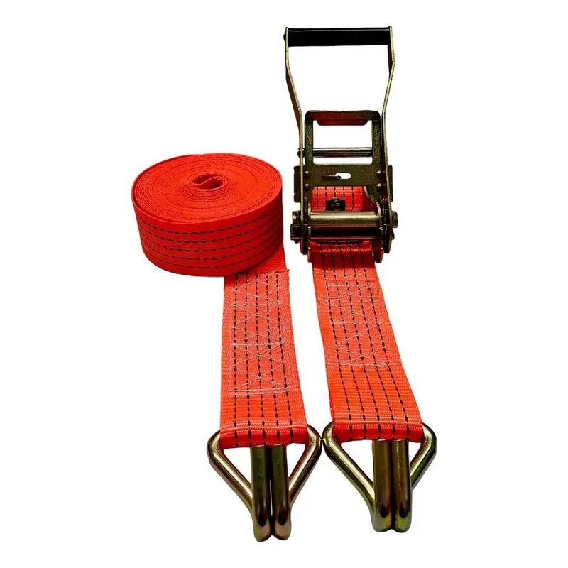 Cinta Com Catraca Amarrar Cargas 5 Ton X 9 Metros Laranja