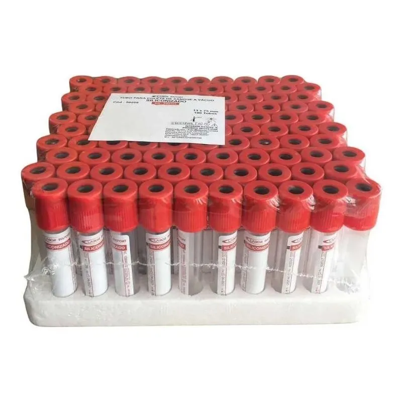 10x Tubo Vácuo Ativador De Coagulo 4 Ml 13x75mm C/100