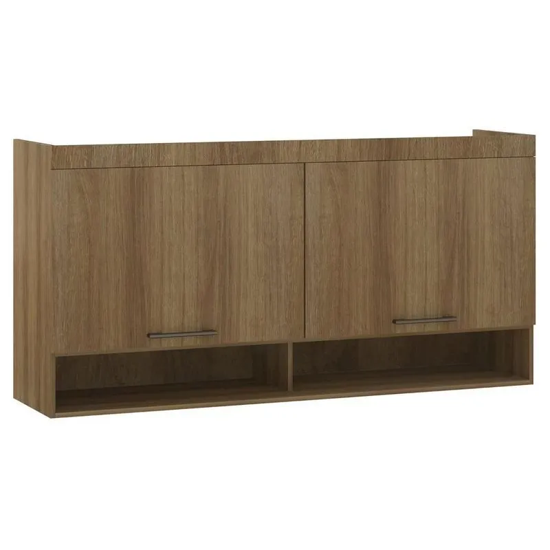 Armário Aéreo Ponte Modulado 165cm Delphi Avelã L01 - Mpozenato
