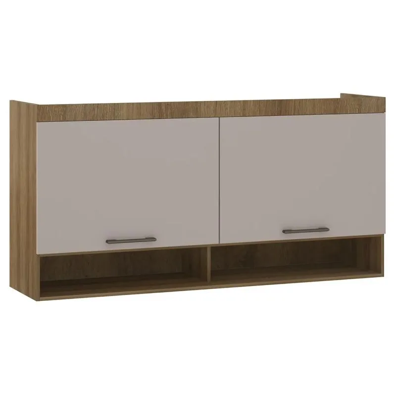 Armário Aéreo Ponte Modulado 165cm Delphi Avelã/cinnamon L01 - Mpozenato