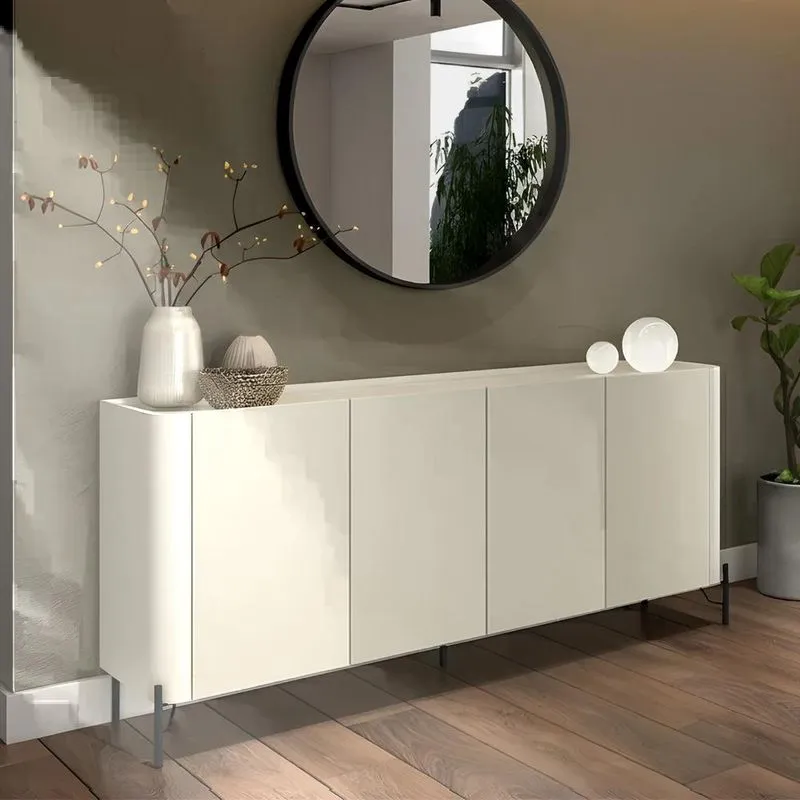 Buffet Aparador 180cm 4 Portas Lisas Blen Luna/preto I06 - Mpozenato