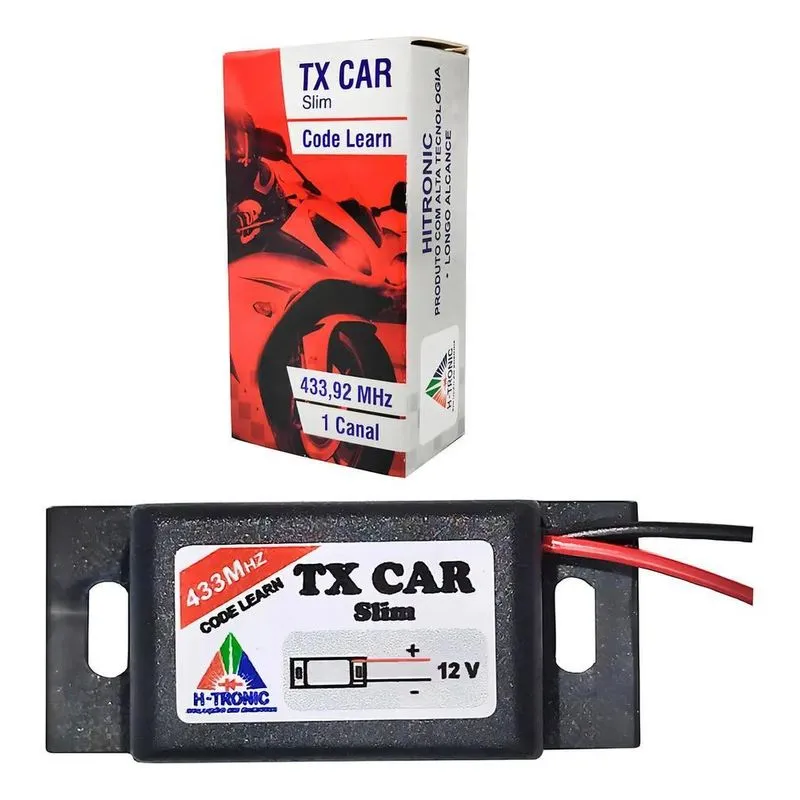 Hitronic Tx Car Slim Controle Remoto Farol Carro Motor Portã