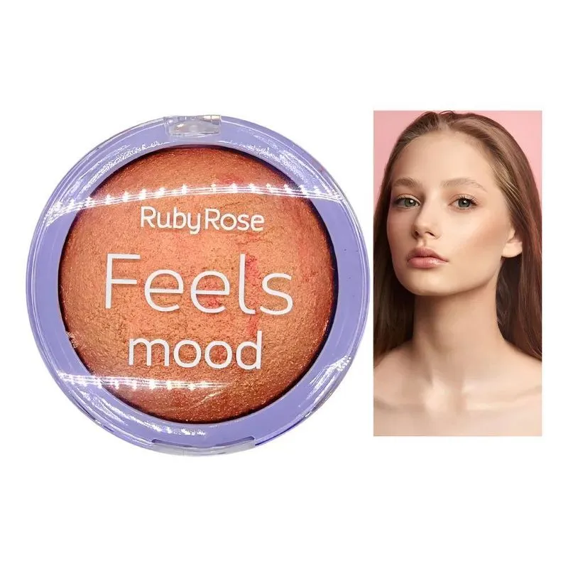 Baked Blush Compacto Feels Mood - Ruby Cor 04