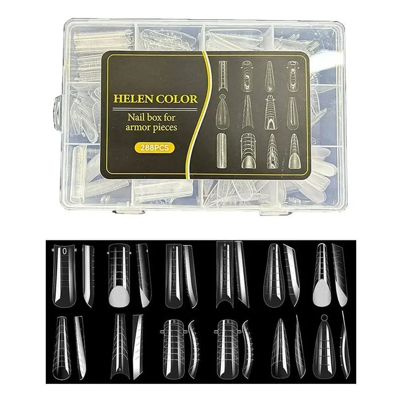 Molde F1 200 Com 12 Modelos 288 Unid Helen Color Gel Acrigel