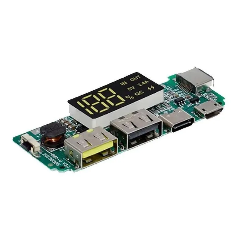 3x Modulo Usb Powerbank Carregador De Bateria 18650