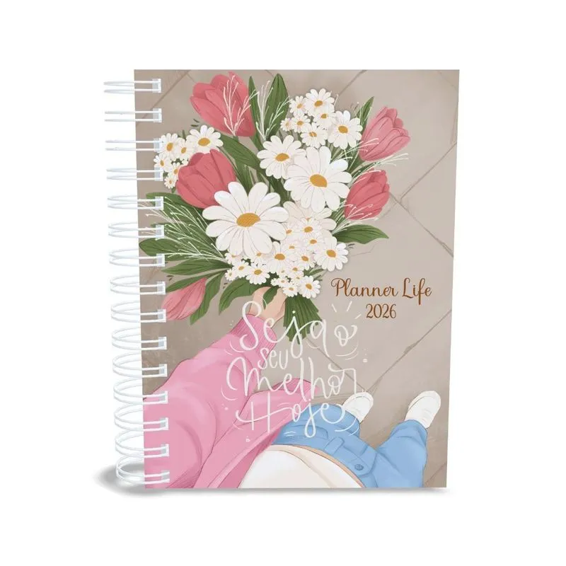 Planner Life - Organização Pessoal, Saúde E Finanças- Flores