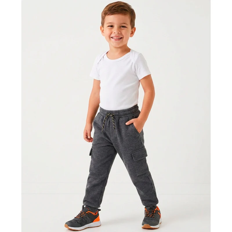 Calça De Moletom Sempre Kids Masculina 04 / Menino / Preto