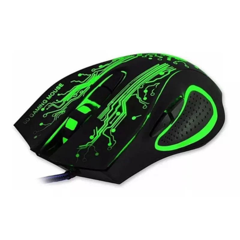 Mouse Gamer Com Led Rgb Usb Videogame Para Jogos Óptico'