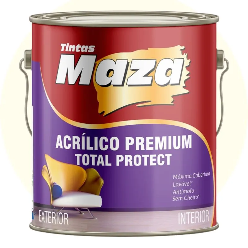 Tinta Acrílica Parede Exterior Interior 3,6l Branco Fosca
