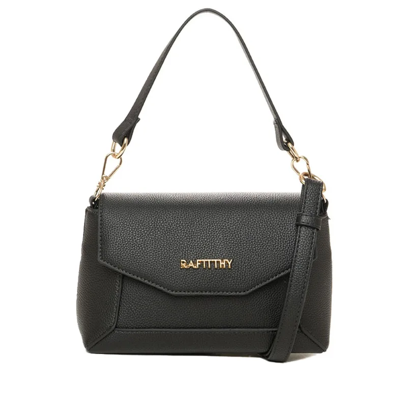 Bolsa Feminina Rafitthy Transversal Mini Flap Preto - U