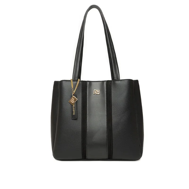 Bolsa Feminina Rafitthy Tote Shopper Grande Preto - U