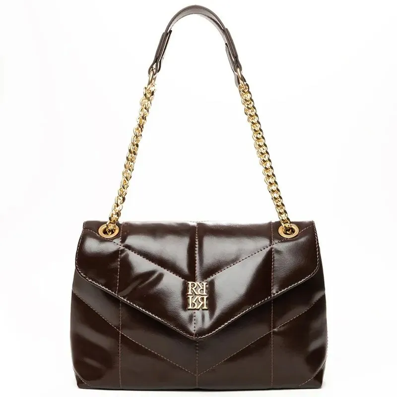 Bolsa Feminina Casual Rafitthy Marrom Verniz UNICO